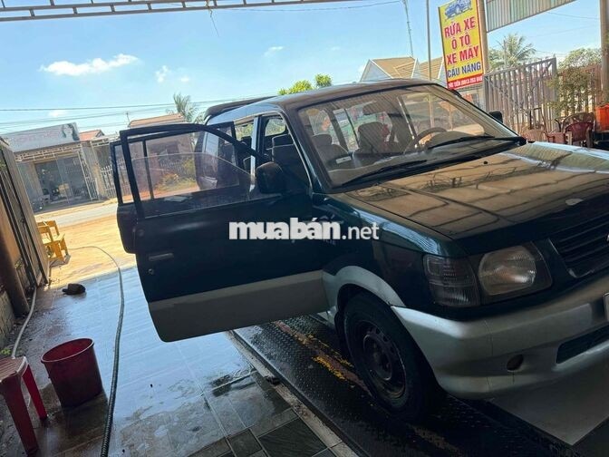Mitsubishi Jolie 7 chỗ xăng số sàn xanh bạc