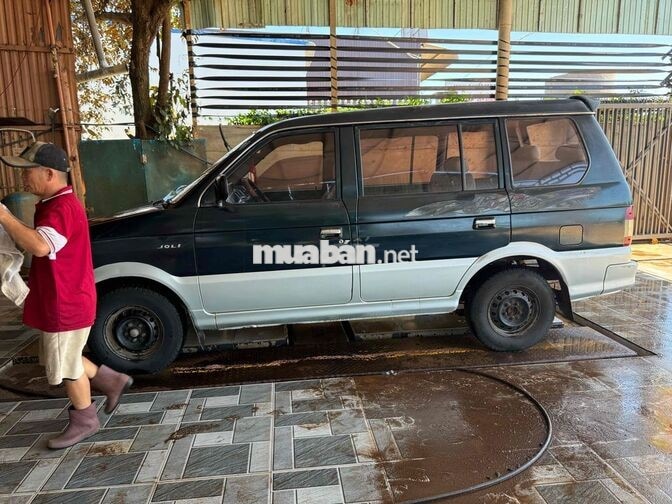 Mitsubishi Jolie 7 chỗ xăng số sàn xanh bạc