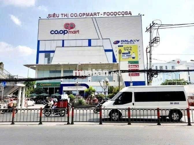 Kẹt thanh lý gấp 110m  ngang 6m Mặt tiền Quang Trung Ngã 4 CoopMart
