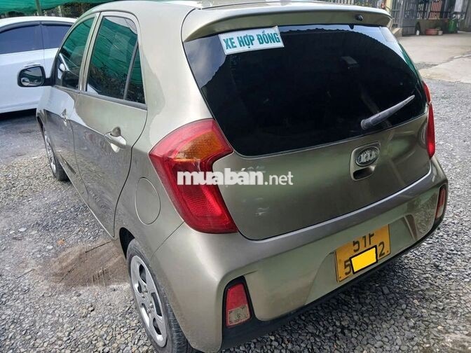 Kia Morning 2015 Số sàn 250.000 km Vàng cát