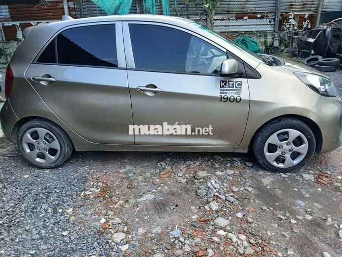 Kia Morning 2015 Số sàn 250.000 km Vàng cát