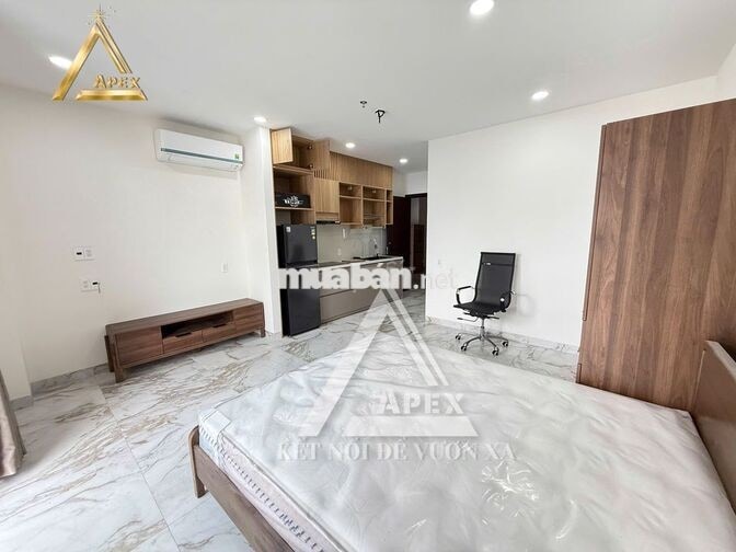 CHO THUÊ CĂN HỘ MỚI XÂY 45M2 FULL NỘI THẤT CAO CẤP HẺM OTO