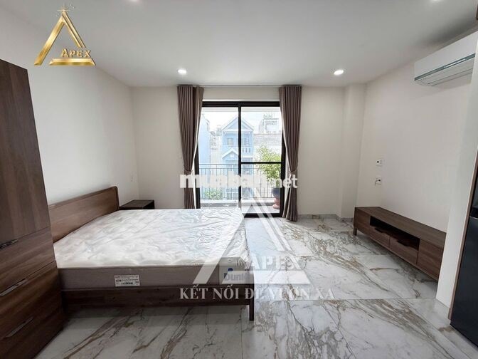 CHO THUÊ CĂN HỘ MỚI XÂY 45M2 FULL NỘI THẤT CAO CẤP HẺM OTO