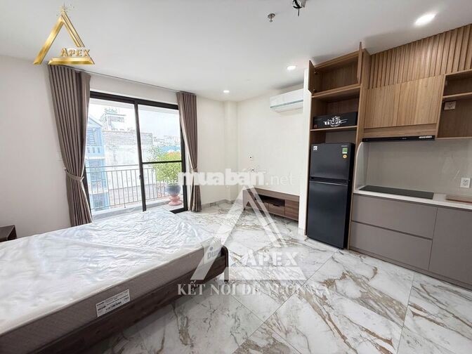 CHO THUÊ CĂN HỘ MỚI XÂY 45M2 FULL NỘI THẤT CAO CẤP HẺM OTO