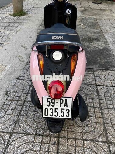 SYM Elite 50cc Trắng hồng