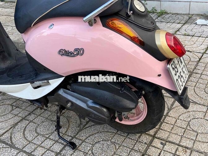 SYM Elite 50cc Trắng hồng