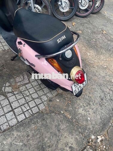 SYM Elite 50cc Trắng hồng