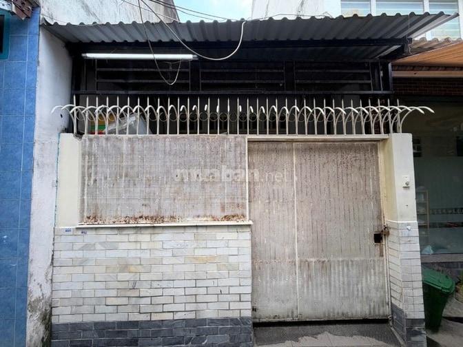 Bình Thạnh, nhà nát 53m2(3,8x14m) vuông, hẻm thông, 30m ra mặt tiền