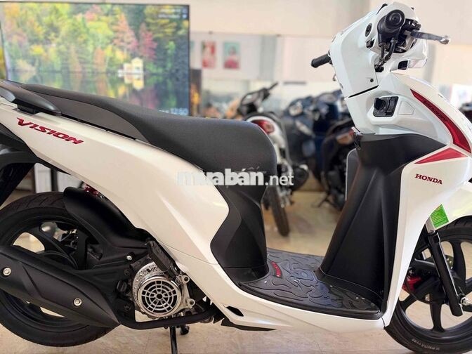 Honda Vision màu trắng