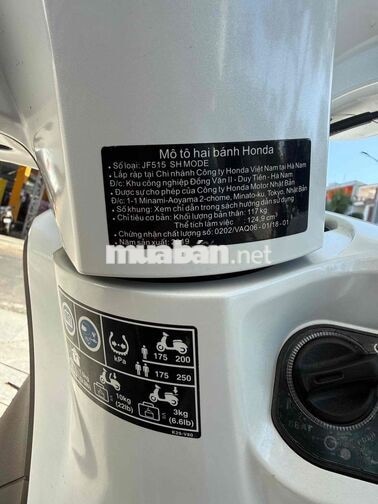 Honda SH Mode 2019 màu Trắng