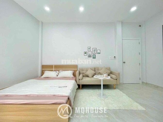 Studio Cửa Sổ Trời Siêu Thoáng, Full NT Có Máy Giặt Riêng, Gần Etown
