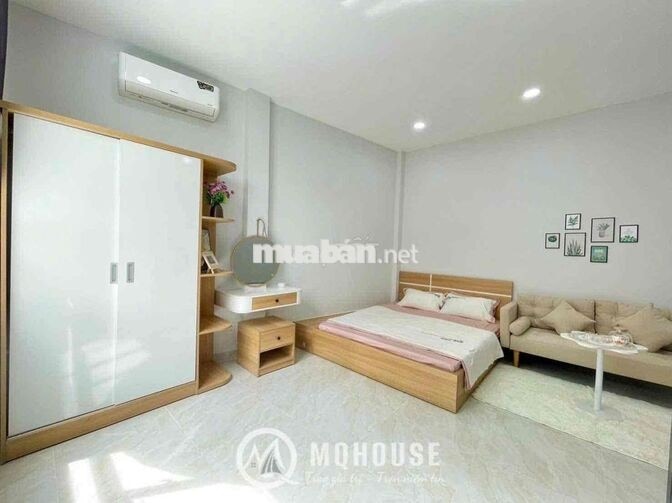 Studio Cửa Sổ Trời Siêu Thoáng, Full NT Có Máy Giặt Riêng, Gần Etown