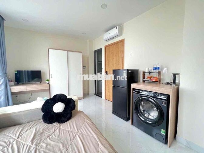 STUDIO FULL NỘI THẤT MỚI 100% SIÊU SANG MÁY GIẶT RIÊNG NGAY HV CÁN BỘ