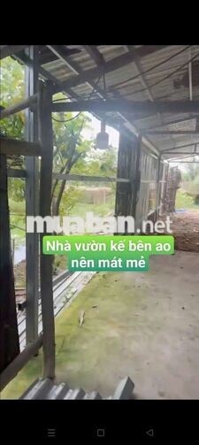 Nhà Vườn  400m Nhà + Điện 3 pha  Đường Kênh trung ương  Vĩnh Lộc BV