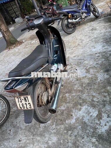 WAVE XANH ĐEN máy êm khoẻ mạnh có đề ,giấy đầy đủ