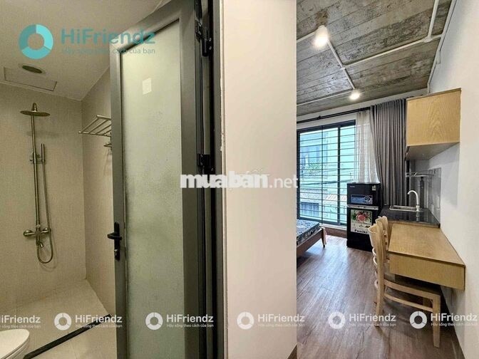 STUDIO CỬA SỔ KÍNH TRÀN SÁNG PHONG CÁCH CỔ ĐIỂN NGAY KHU SÂN BAY