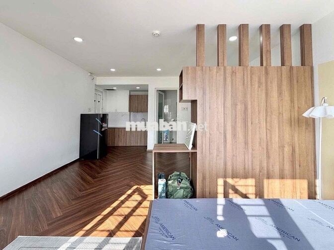 STUDIO 40m2 - FULL NỘI THẤT - TOÀ NHÀ THANG MÁY BẢO VỆ 24/7