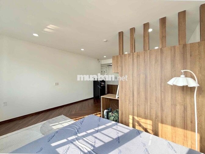 STUDIO 40m2 - FULL NỘI THẤT - TOÀ NHÀ THANG MÁY BẢO VỆ 24/7