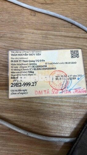 bán Lead 4 val 2023 xe đẹp biển đẹp 1 chử từ mới