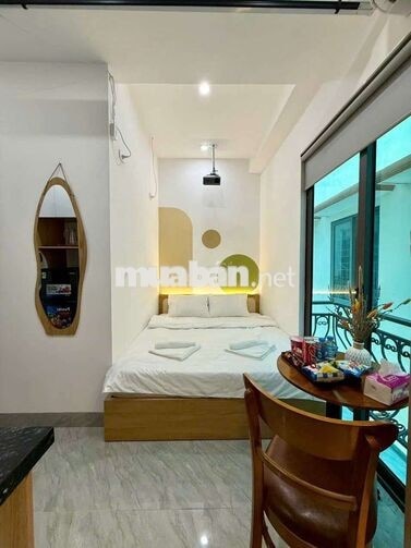 Siêu phẩm CCMN 25m2 Full đồ. ban công, máy giặt riêng tại Đội Cấn