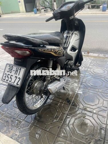 Honda Wave Alpha Đen Bạc