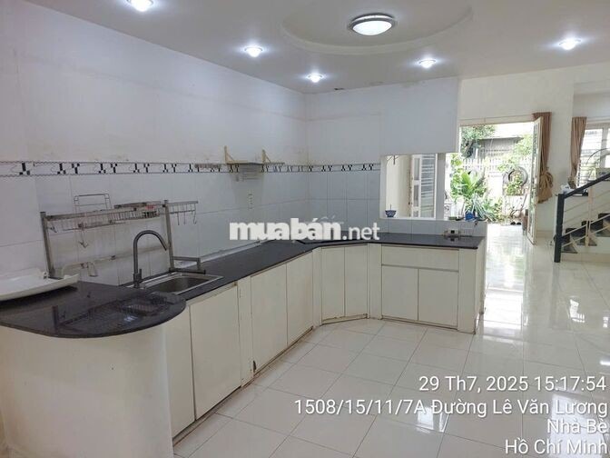 Cho thuê nhà hẻm 1508 Lê Văn Lương 3PN, 2WC, có sẵn WiFi + 3 máy lạnh