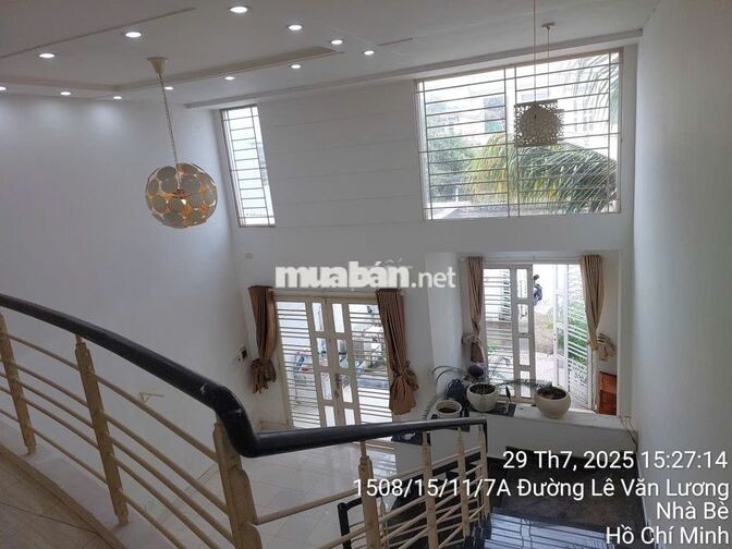 Cho thuê nhà hẻm 1508 Lê Văn Lương 3PN, 2WC, có sẵn WiFi + 3 máy lạnh