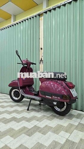 Piaggio P150X 1982 màu đỏ mận