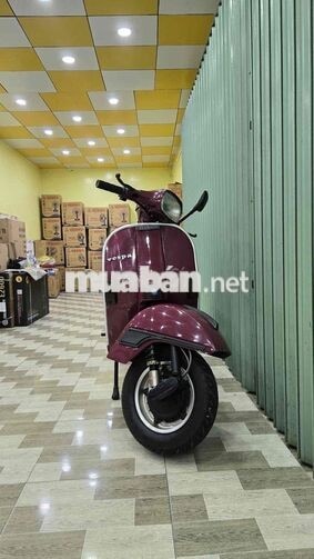 Piaggio P150X 1982 màu đỏ mận