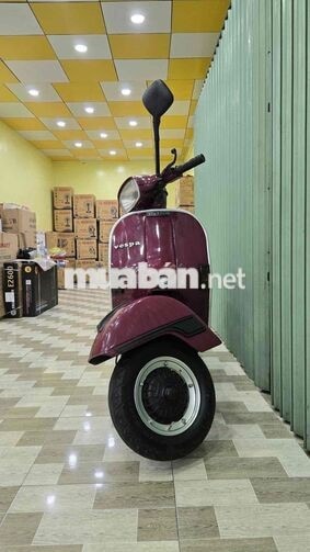 Piaggio P150X 1982 màu đỏ mận