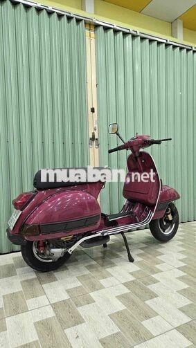 Piaggio P150X 1982 màu đỏ mận