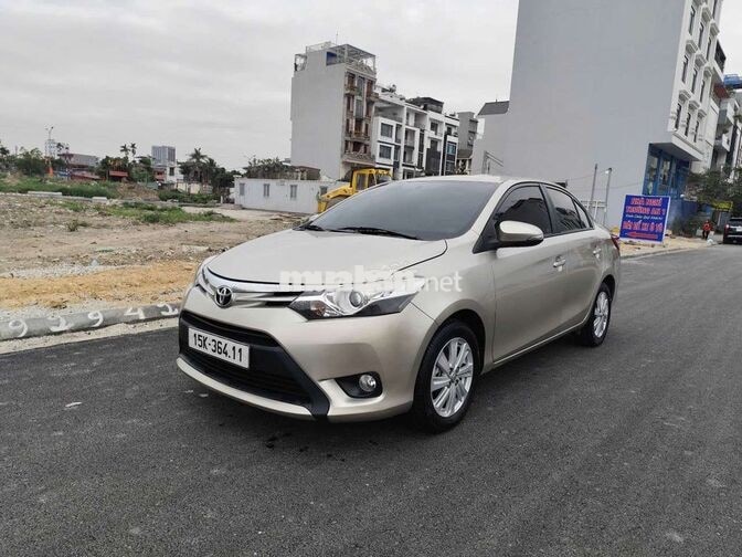 Toyota Vios 2017 1.5G CVT Vàng Cát