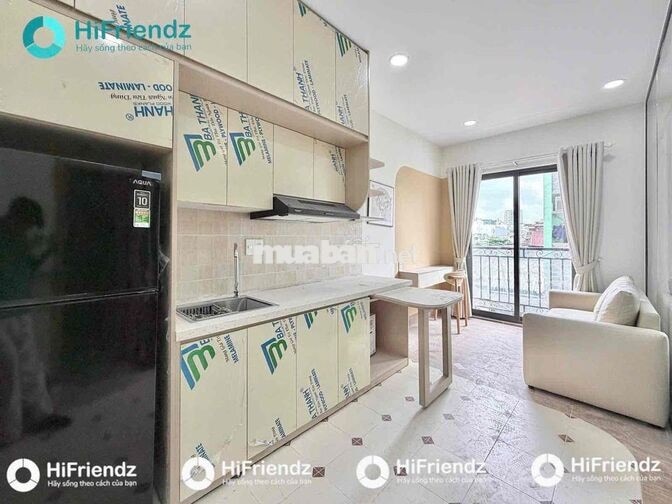 CHO THUÊ CĂN 1PN TÁCH BẾP FULL NT CÓ BANCOL MỚI XÂY GẦN ETOWN CỘNG HOÀ