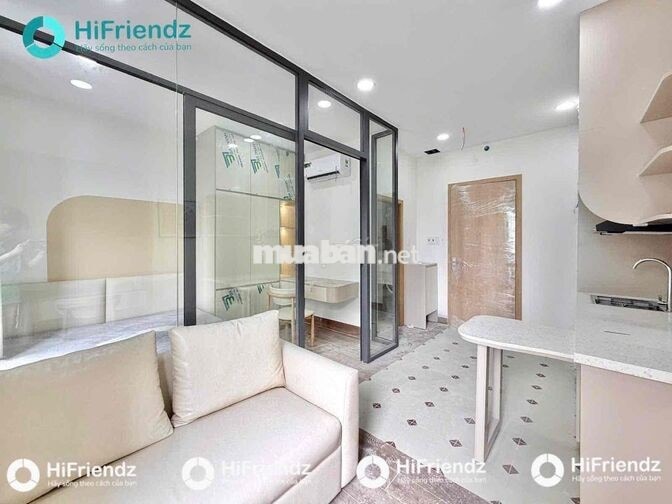 CHO THUÊ CĂN 1PN TÁCH BẾP FULL NT CÓ BANCOL MỚI XÂY GẦN ETOWN CỘNG HOÀ
