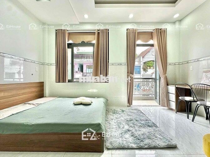 CĂN HỘ STUDIO TÁCH BẾP BAN CÔNG FULL NT CÓ MÁY GIẶT RIÊNG, GIÁP TBÌNH