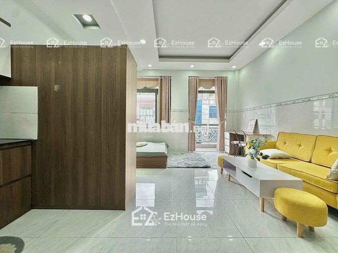 CĂN HỘ STUDIO TÁCH BẾP BAN CÔNG FULL NT CÓ MÁY GIẶT RIÊNG, GIÁP TBÌNH