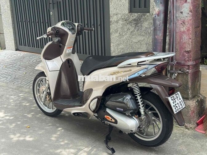 Honda SH Mode 2022 màu trắng nâu