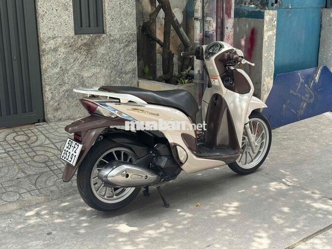 Honda SH Mode 2022 màu trắng nâu