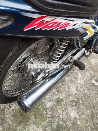 Honda Wave Alpha màu xanh