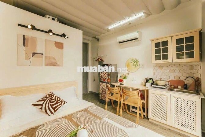 Studio full nội thất, ban công. CAM KẾT HÌNH THẬT, GIÁ THẬT