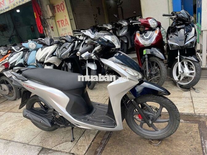 HONDA VISION 2018 BẠC ĐEN