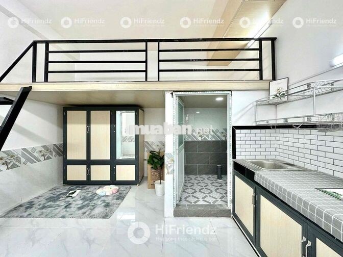 PHÒNG CÓ GÁC BAN CÔNG SẴN NỘI THẤT NGAY ĐẦM SEN