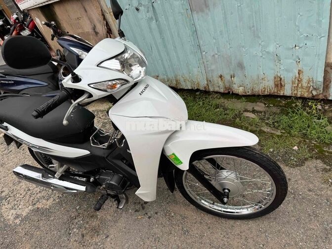 Honda Wave Alpha 2024 màu trắng