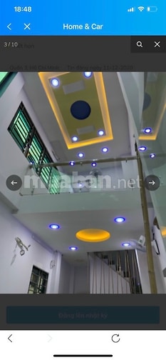 CHÍNH CHỦ BÁN NHÀ GIÁ RẺ CĂN GỐC 2MT 290A LÝ THÁI TỔ, P.1, Q.3, 8,2 TỶ
