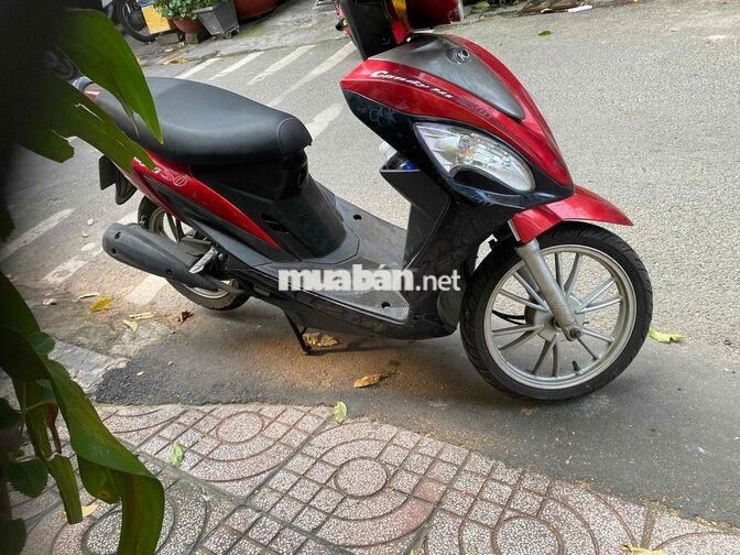 Xe tay ga Kymco Candy Hi 50 đỏ đen giấy tờ đây đủ