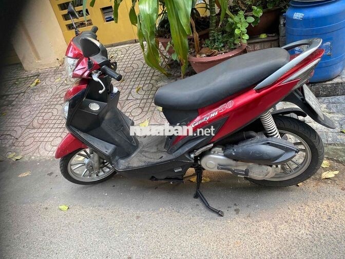 Xe tay ga Kymco Candy Hi 50 đỏ đen giấy tờ đây đủ