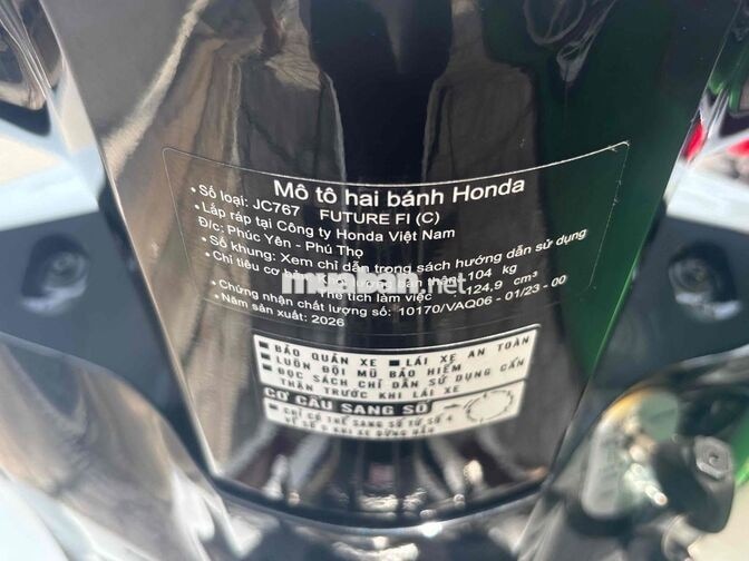 Honda Future LED mới dk12/10/2026 xe như mới 110km