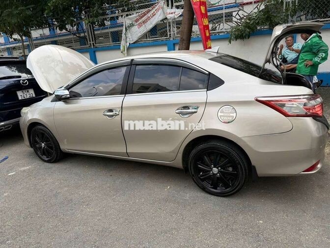 Toyota Vios 2017 Tự động Vàng cát