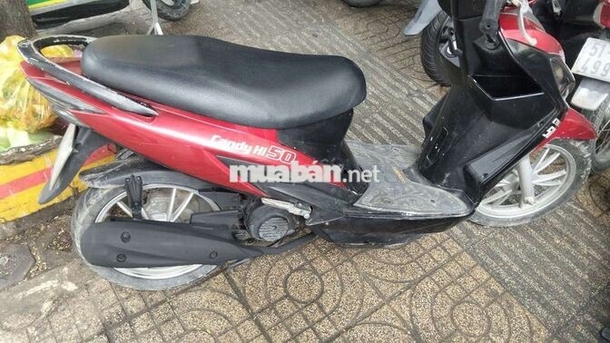 Xe máy Kymco Candy Hi 50cc Đỏ đen