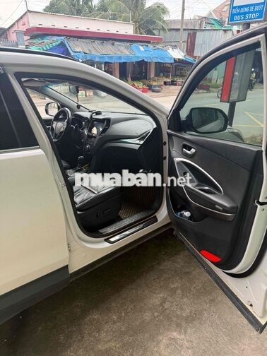 Hyundai Santafe 2015 Xăng Trắng